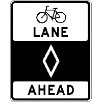 bike lane ahead