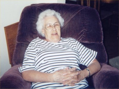 Grandma Bea relaxing